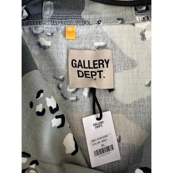 Gallery Dept Grey Camouflage Art That Kills Anorak - Picture 3 of 4